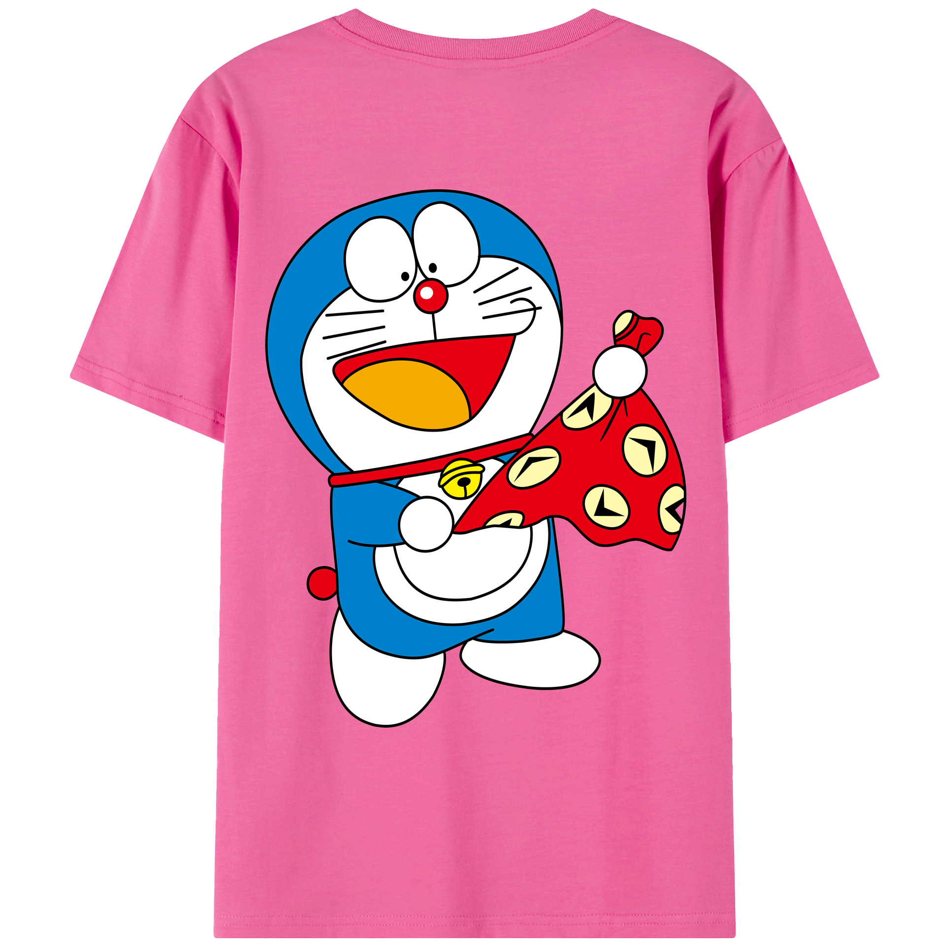 （画像用） ドラえもん Doraemon レディース半袖Tシャツ(バックプリント)
